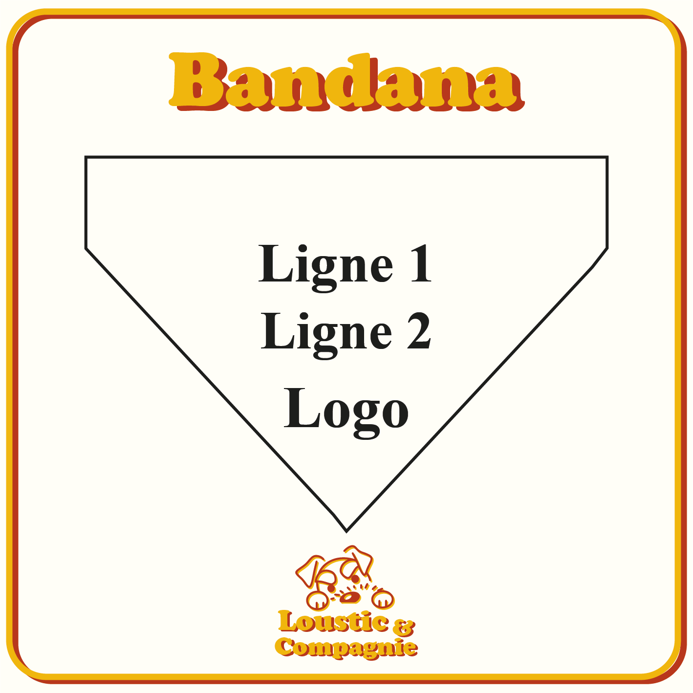 Bandana Personnalisé – Normal