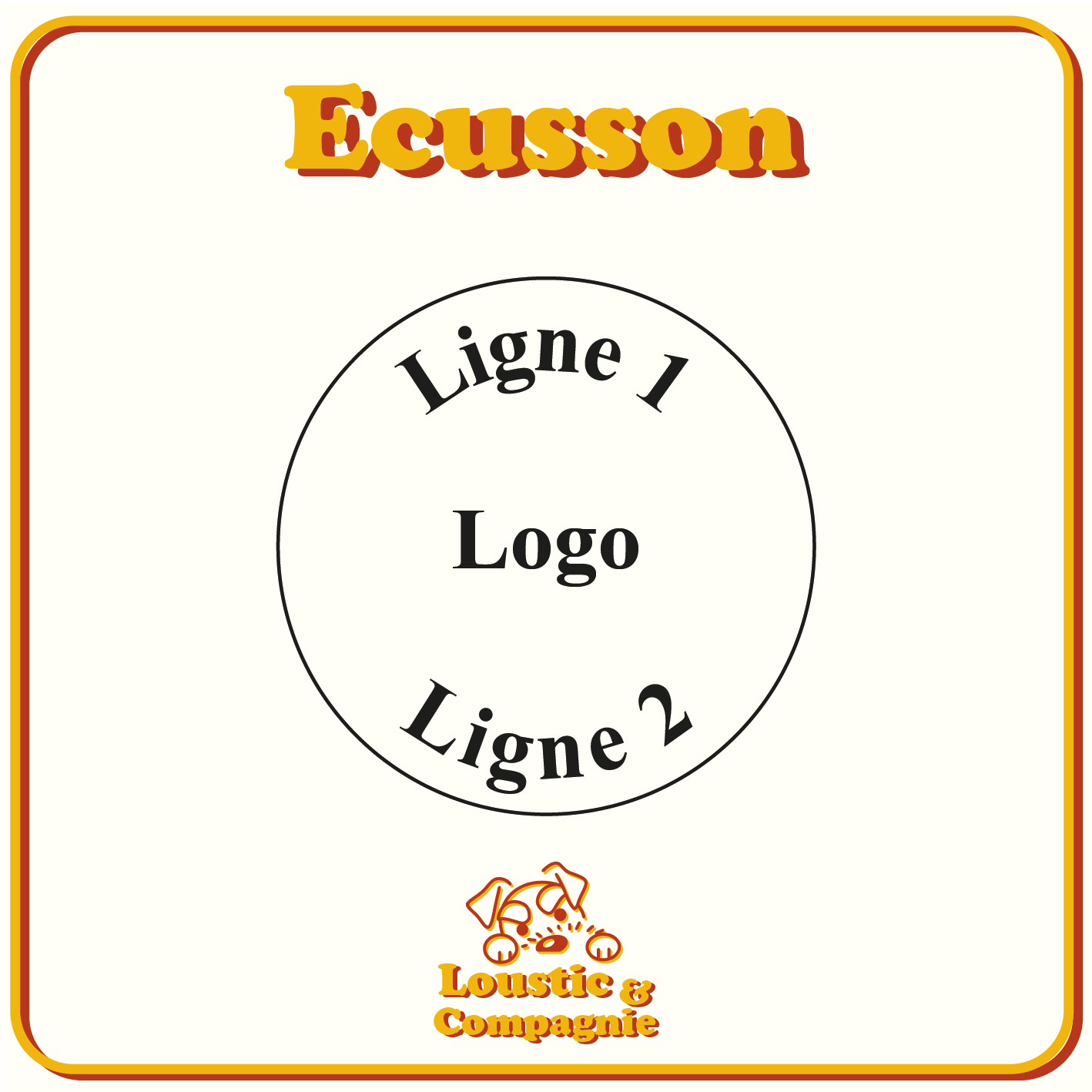 Ecusson – Rond Complexe