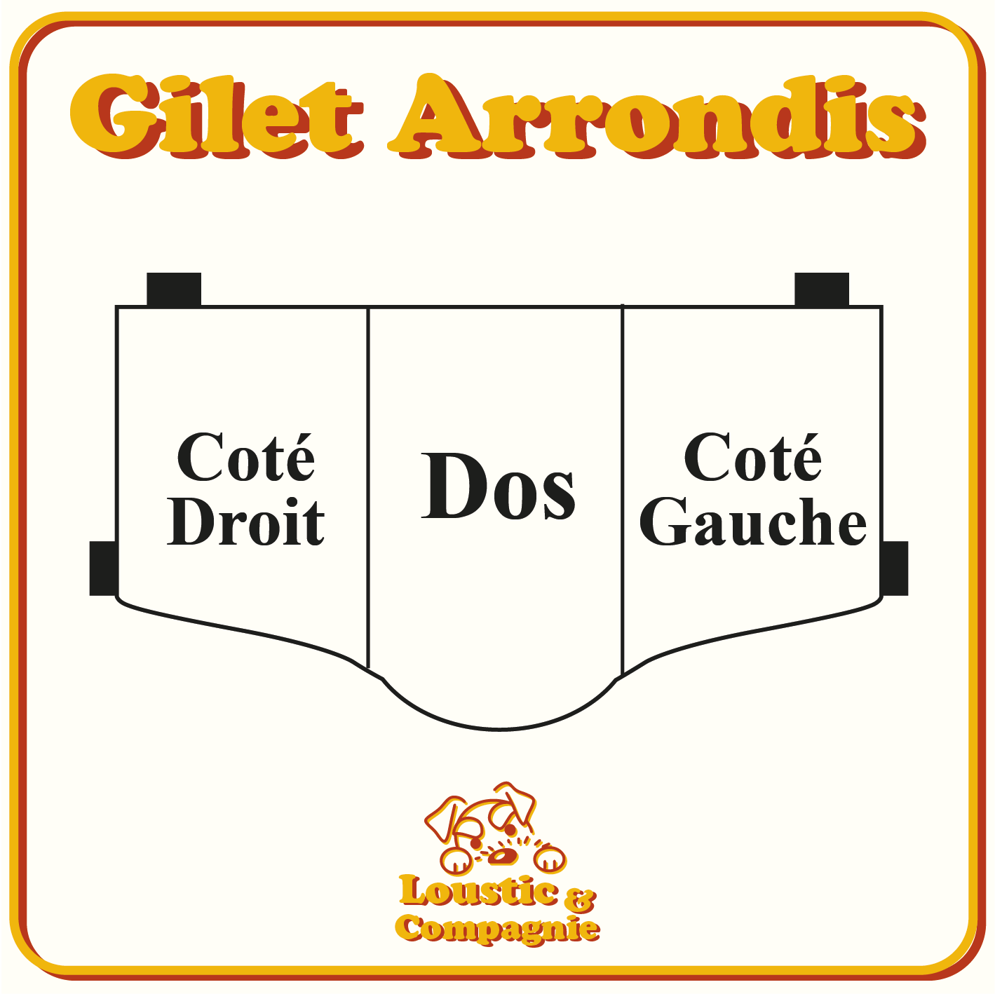 Gilet Personnalisé – Format Arrondis