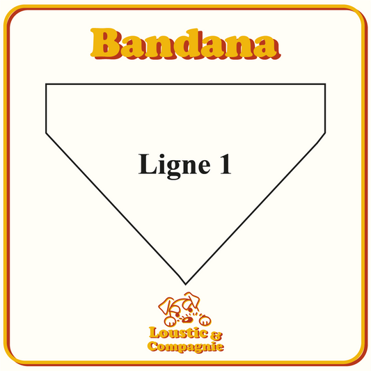 Bandana Personnalisé – Simple