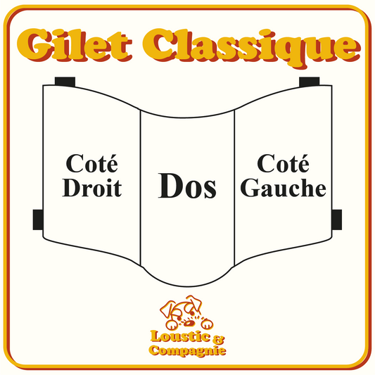 Gilet Personnalisé – Format Classique