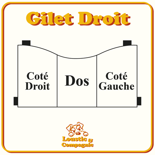 Gilet Personnalisé – Format Droit