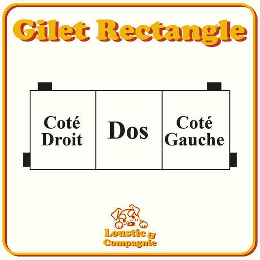 Gilet Personnalisé – Format Rectangle