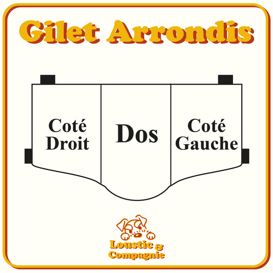 Gilet Personnalisé – Format Arrondis