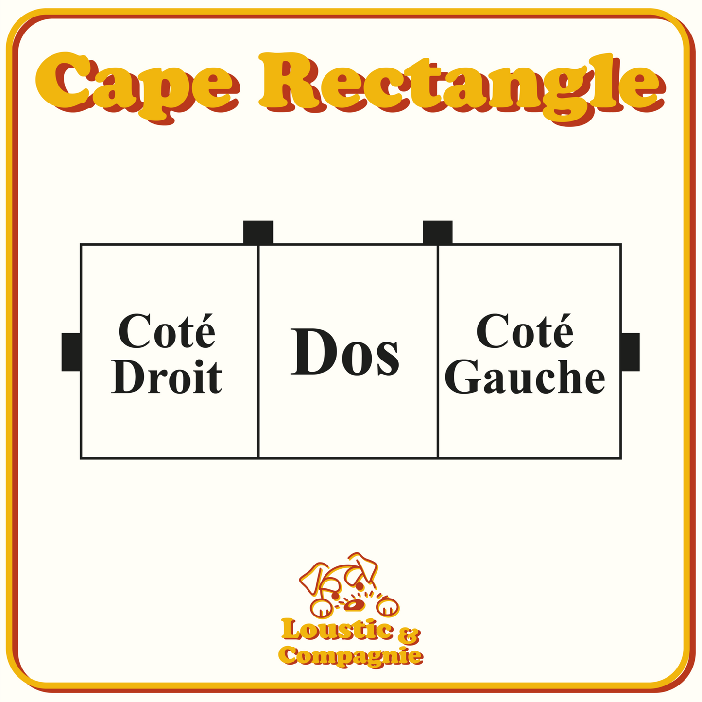 Cape Personnalisé – Rectangle