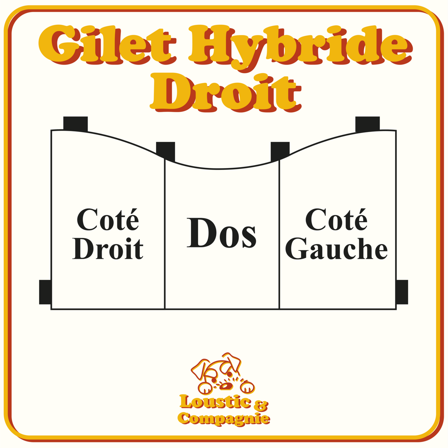 Gilet Hybride Personnalisé – Droit