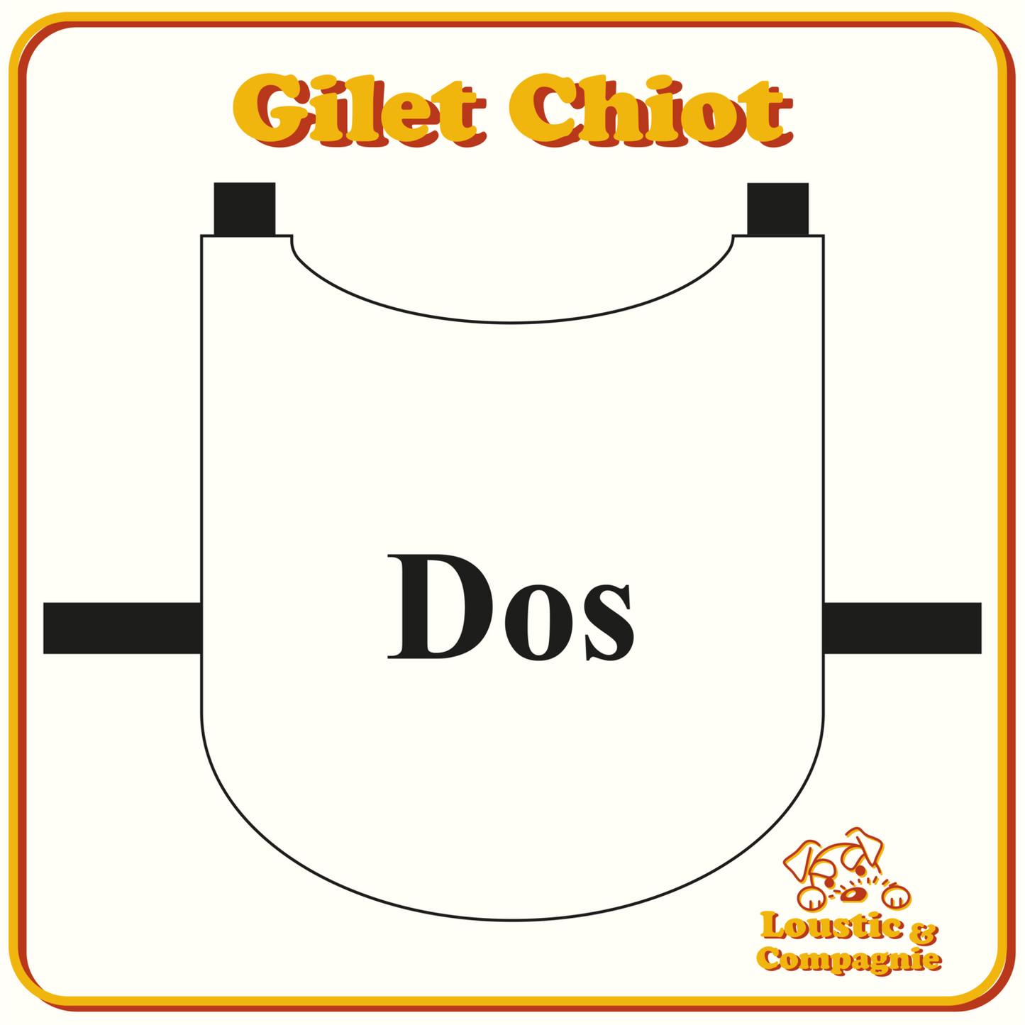 Gilet Personnalisé – Chiot