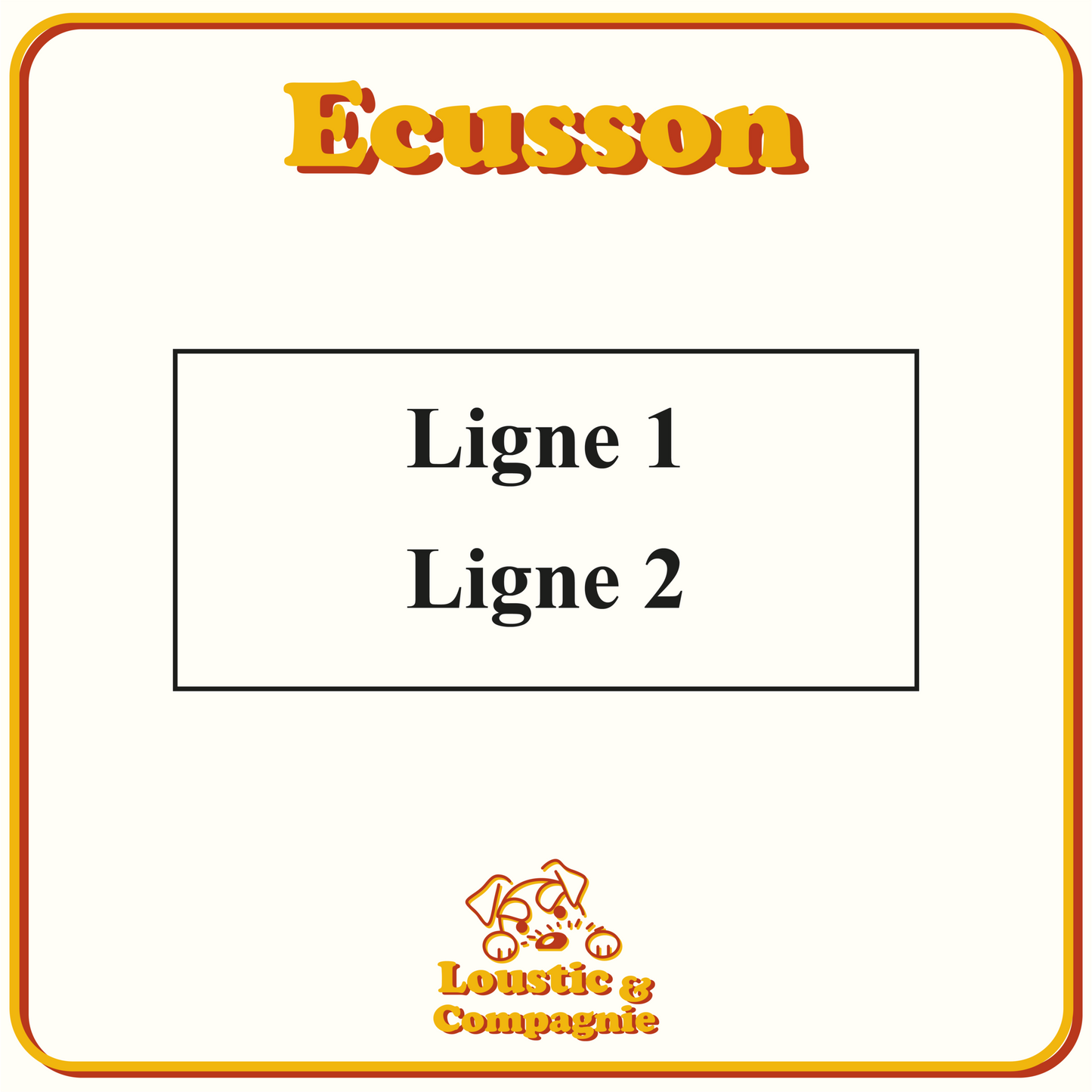 Ecusson – Grand