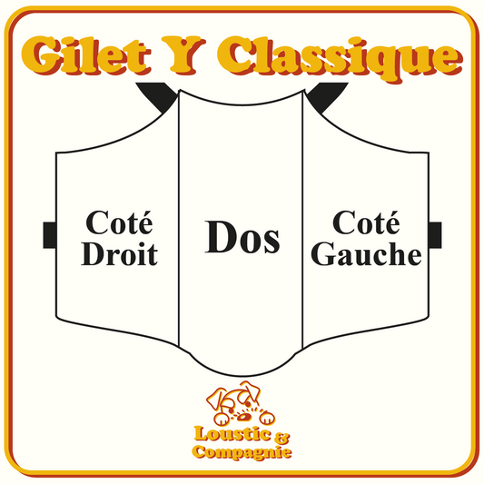 Gilet Y Personnalisé – Format Classique