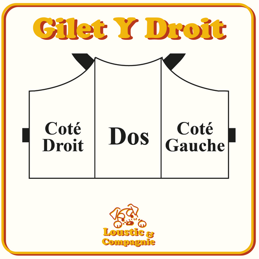 Gilet Y Personnalisé – Format Droit