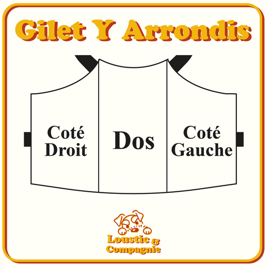 Gilet Y Personnalisé – Format Arrondis