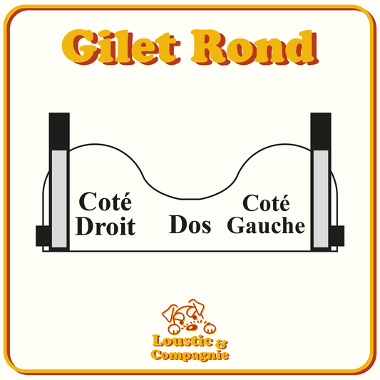 Gilet Vinyle - Format Rond