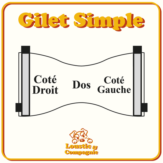 Gilet Vinyle - Format Simple